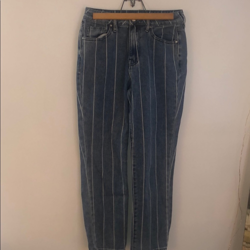 Stripped Pacsun Mom Jeans